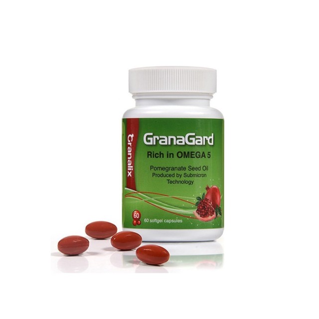 Granalix Granagard Rich In Omega 5 60softgels (Συμπλήρωμα Διατροφής Πλούσιο σε Ωμέγα 5 - 60 Μαλακές Κάψουλες)