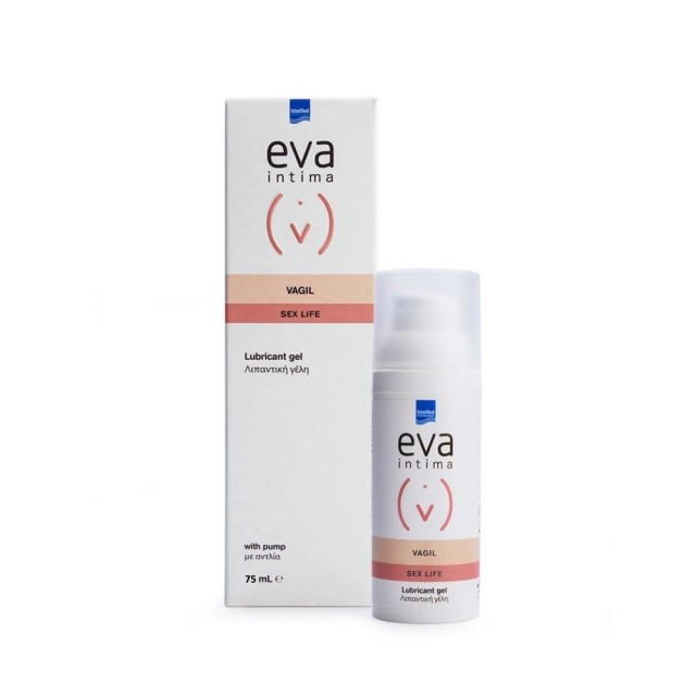 Intermed Eva Intima Vagil Lubricant Gel 75ml (Λιπαντική Γέλη για τη Διευκόλυνση της Σεξουαλικής Επαφής)