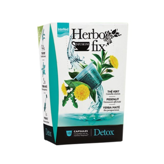 Intermed Herbofix Detox 10caps (Συμπλήρωμα Διατροφής για Αποτοξίνωση του Οργανισμού)