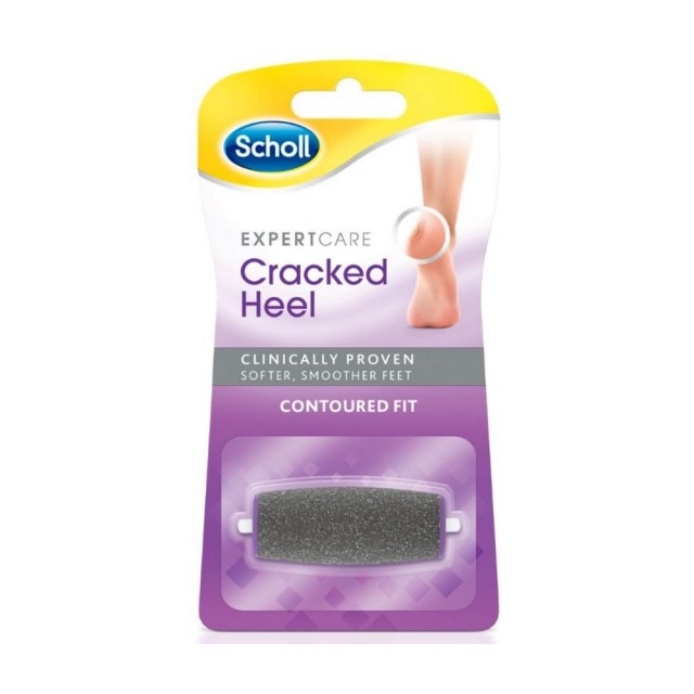 Scholl ExpertCare Cracked Heel Contoured Fit (Aνταλλακτική Κεφαλή Ηλεκτρικής Λίμας για Σκασμένες Φτέρνες)