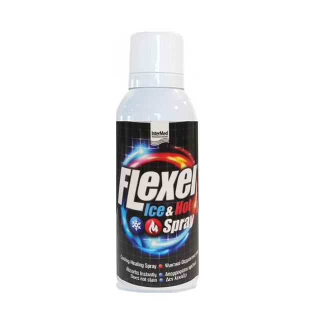 Intermed Flexel Ice & Hot Spray 100ml (Θερμαντικό & Ψυκτικό Σπρέι για Πόνους Μυών & Αρθρώσεων)