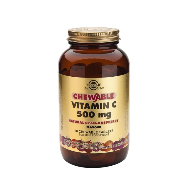 Solgar C 500mg Chewable Raspberry 90tabs