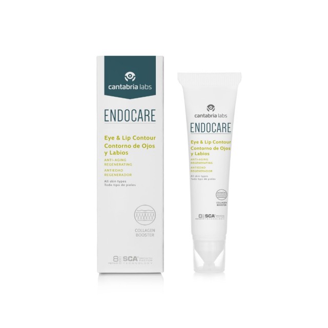 Endocare Eye & Lip Contour SCA 8% 15ml (Αντιγηραντικός Ορός για Μάτια & Χείλη)