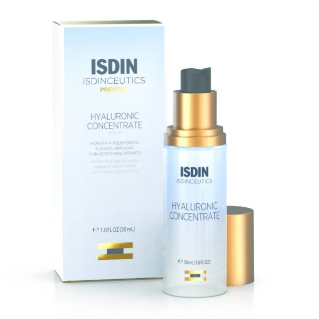 Isdin Hyaluronic Concentrate Serum 30ml (Oρός Προσώπου με Υαλουρονικό Οξύ για Βαθιά Ενυδάτωση)