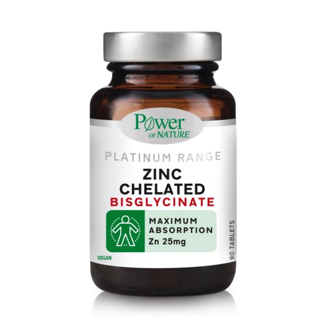 Power Health Platinum Range Zinc Chelated Bisglycinate 90tabs