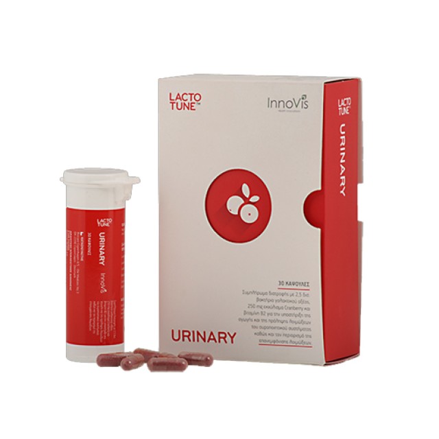 Innovis Lactotune Urinary 30caps (Συμπλήρωμα Διατροφής για την Καλή Λειτουργία του Ουροποιητικού) 