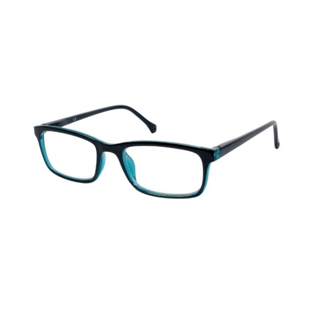 EyeLead Reading Glasses Black/Blue E143 (Grade 4.00)