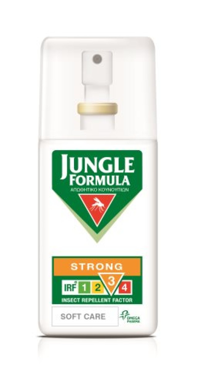 Jungle Formula Strong Soft Care Spray 75ml (Εντομοαπωθητικό Spray για Ενήλικες & Παιδιά άνω των 3 Ετ