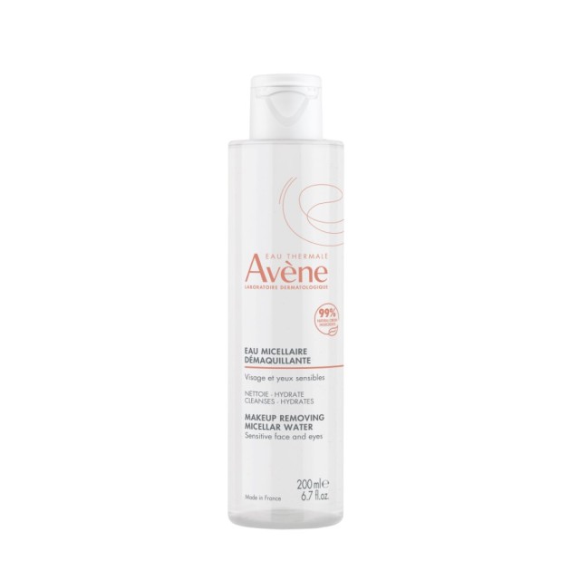 Avene Makeup Removing Micellar Water 200ml (Νερό Καθαρισμού & Ντεμακιγιάζ για Πρόσωπο & Μάτια)