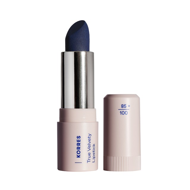 Korres True Velvety Lipstick 80 Aegean Blue 3gr (Ματ Κραγιόν - Μπλε)