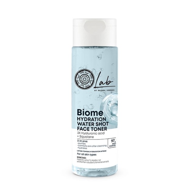 Natura Siberica Lab Biome Hydration Water Shot Face Toner 200ml (Ενυδατική Τονωτική Λοσιόν Προσώπου)