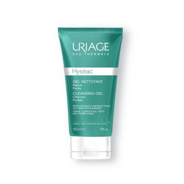 Uriage Hyseac Cleansing Gel 150ml (Τζελ Καθαρισμού για Μικτή/Λιπαρή Επιδερμίδα)