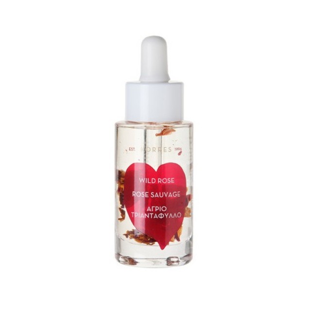 Korres Wild Rose-Αγριο Τριαντάφυλλο Vitamin C Brightening Face Oil 30ml (Λάδι Προσώπου με Βιταμίνη C για Βαθιά Ενυδάτωση)