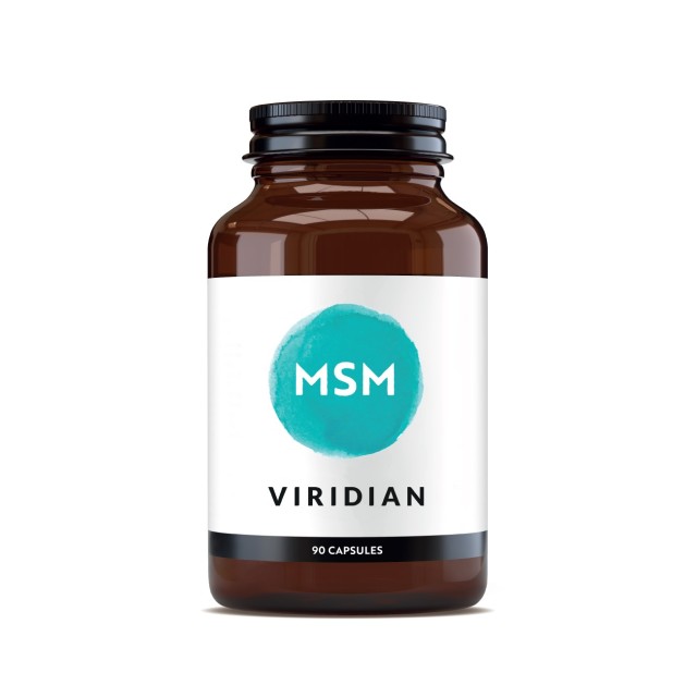 Viridian MSM (Methyl Sulphonyl Methane) 750mg 90caps (Συμπλήρωμα Διατροφής για Αρθρώσεις, Μαλλιά, Νύχια & Δέρμα)