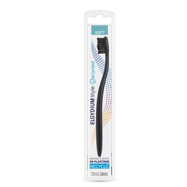 Elgydium Eco Style Soft Toothbrush (Οδοντόβουρτσα με Λαβή από Ανακυκλωμένο Πλαστικό - Μαλακή)