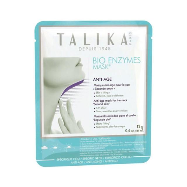 Talika Bio Enzymes Mask Anti Age For The Neck 1τεμάχιο 