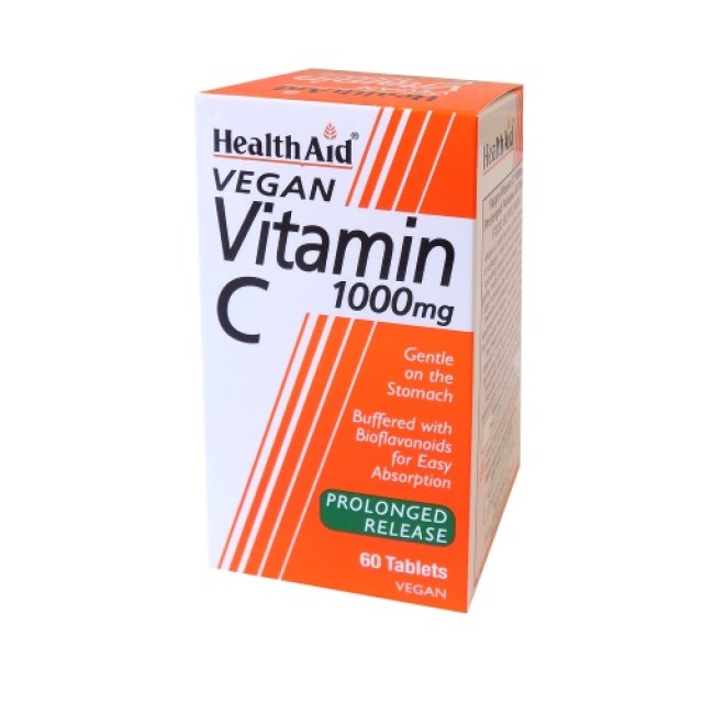 Health Aid Vitamin C 1000mg Prolonged Release 60 tabs (Ανοσοποιητικό - Κρυολόγημα)