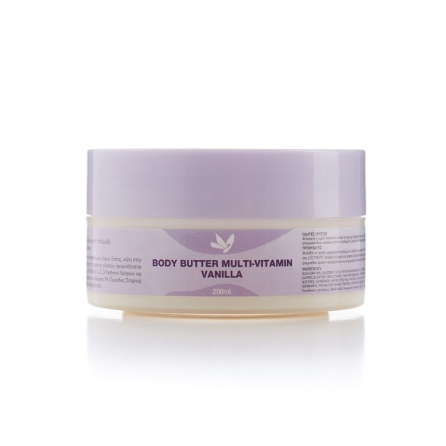 Anaplasis Body Butter Multi Vitamin Vanilla 200ml (Κρέμα Σώματος για Ενυδάτωση & Θρέψη)