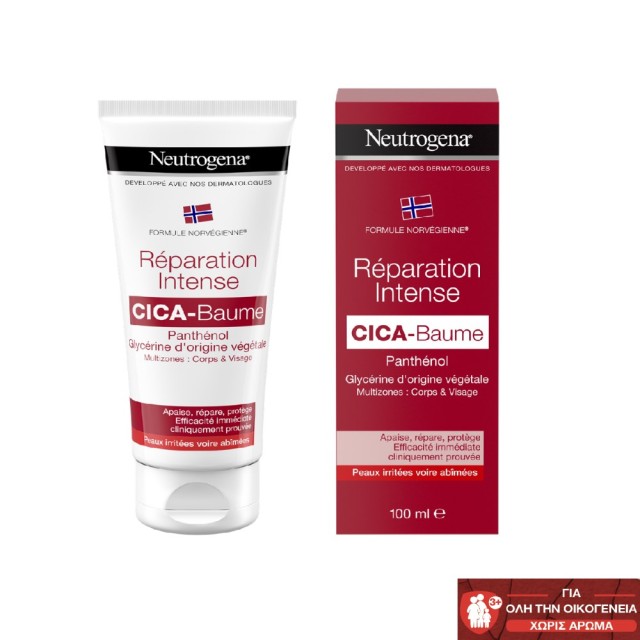 Neutrogena Cica Balm 100ml (Φροντίδα Εντατικής Επανόρθωσης Προσώπου & Σώματος για Πολύ Ξηρή με Τάση Κνησμό Επιδερμίδα)