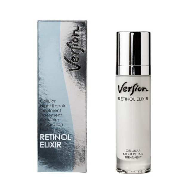 Version Retinol Elixir 50ml (Εντατική, Αναζωογονητική Θεραπεία Νύχτας για Πρόσωπο, Λαιμό & Ντεκολτέ)