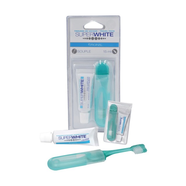 Superwhite Original Travel Kit (Σετ Ταξιδίου με Οδοντόβουρτσα & Οδοντόκρεμα)