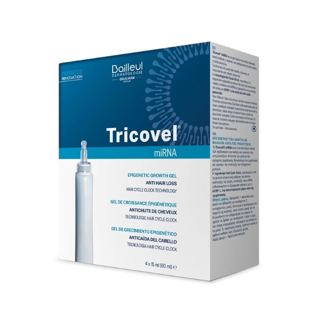 Bailleul Tricovel miRNA Gel 4x15ml (Τζελ Ανάπτυξης Μαλλιών Κατά της Τριχόπτωσης)