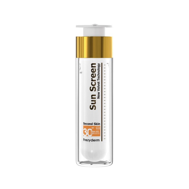 Frezyderm Sunscreen Second Skin Velvet SPF30 Face 50ml (Αντηλιακή Κρέμα Προσώπου)
