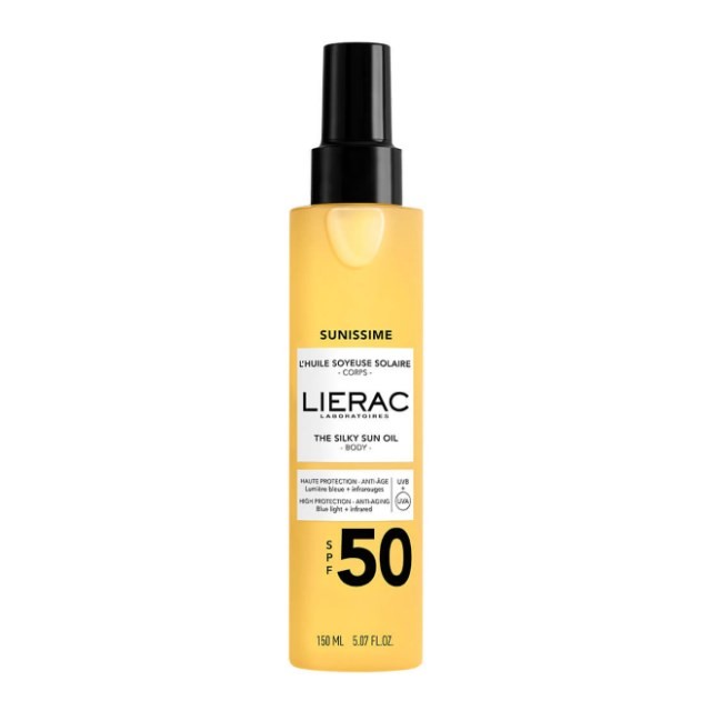 Lierac Sunissime The Silky Sun Body Oil SPF50 150ml (Αντηλιακό Λάδι Σώματος)