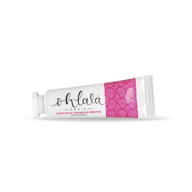 Ohlala Raspberry Mint Toothpaste 15ml (Οδοντόκρεμα με Γεύση Κόκκινα Μούρα)