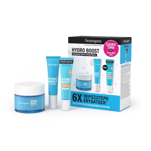 Neutrogena Hydro Boost Limited Edition SET (Ολοκληρωμένη Ρουτίνα 3 Βημάτων για Κανονικές-Μικτές Επιδερμίδες)