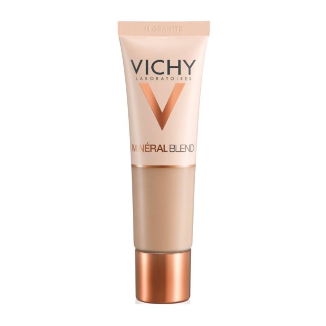 Vichy MineralBlend Hydrating Foundation 11 Granite 30ml (Ενυδατικό Fond de Teint - Σκούρα Απόχρωση)