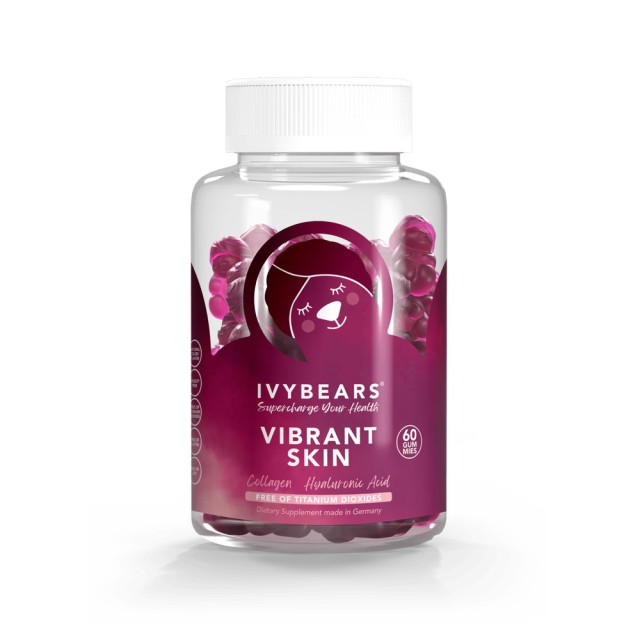 Ivybears Vibrant Skin 60 Gummie Bears (Συμπλήρωμα Διατροφής για Θρέψη & Ενυδάτωση)