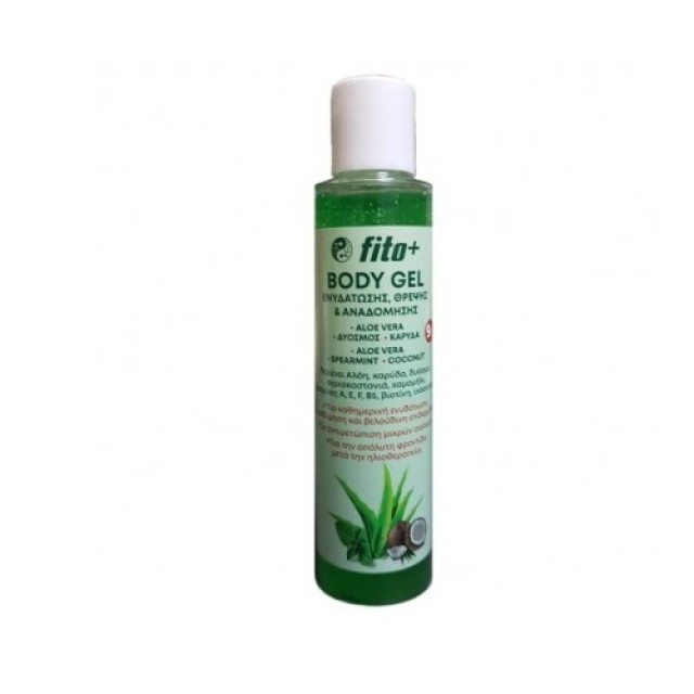 Fito+ Body Gel Ενυδάτωσης - Θρέψης & Αναδόμησης με Aloe Vera - Δυόσμο & Καρύδα 170ml (Τζελ για το Σώμα με Αλόη - Δυόσμο & Καρύδα) 