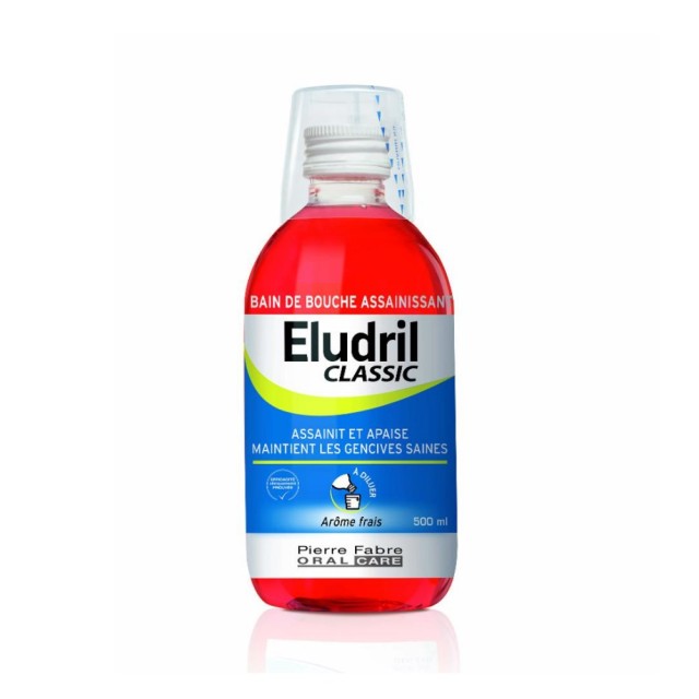 Elgydium Eludril Classic 500ml (Στοματικό Διάλυμα για Προστασία των Ούλων)