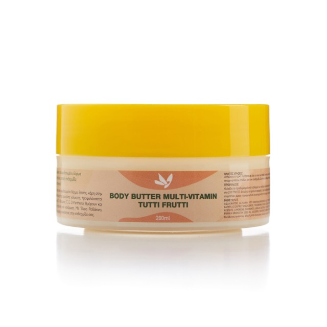 Anaplasis Body Butter Multi Vitamin Tutti Frutti 200ml (Κρέμα Σώματος για Φωτεινότητα & Τονικότητα)