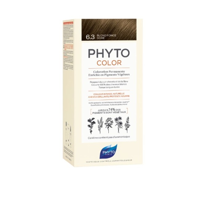 Phyto Phytocolor 6.3 Blond Fonce Dore (Ξανθό Σκούρο – Χρυσό)