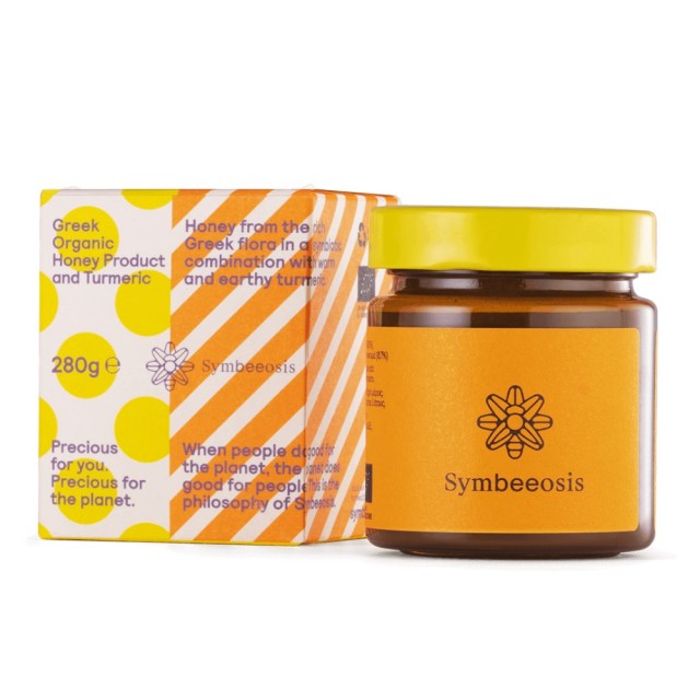 Symbeeosis Greek Organic Honey Product & Turmeric 280g