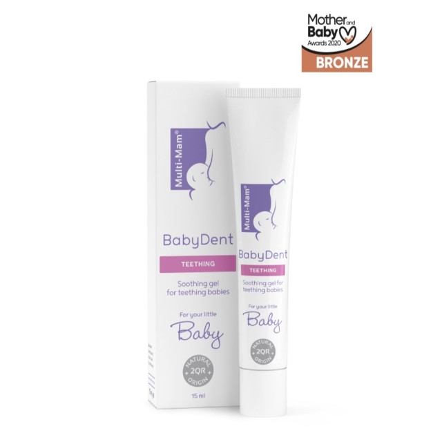 Multi Mam Baby Dent 15ml (Ανακουφιστικό Τζελ από τις Ενοχλήσεις της Βρεφικής Οδοντοφυΐας)