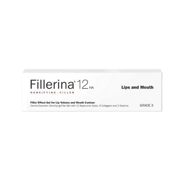 Fillerina 12HA Densifying Filler Lips and Mouth Grade 3 7ml (Δερματοκαλλυντική Αγωγή για Αύξηση του Όγκου στα Χείλη & Ρυτίδες Γύρω από το Στόμα - Βαθμός 3)