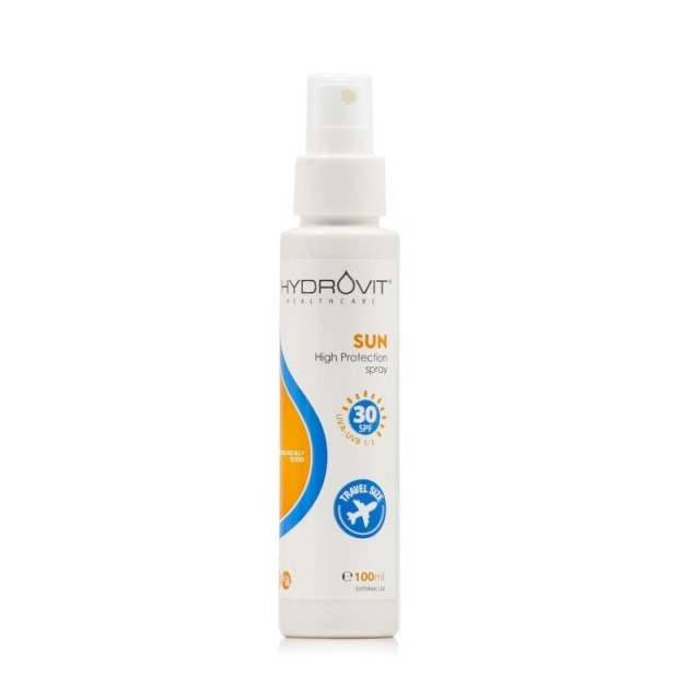 Hydrovit Sun High Protection Spray SPF30 Travel Size 100ml (Αντηλιακό Σπρέι Σώματος)