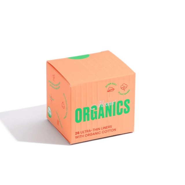 Moxie Organics Ultra-Thin Liners 26τεμ (Σερβιετάκια Πολύ Λεπτά)