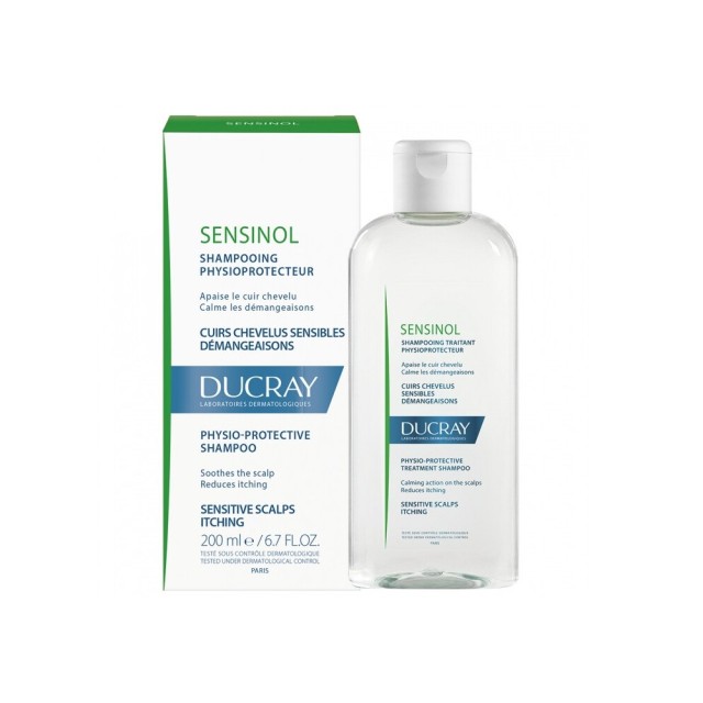 Ducray Sensinol Physio-Protective Treatment Shampoo 200ml (Φυσιοπροστατευτικό Σαμπουάν Αγωγής για το