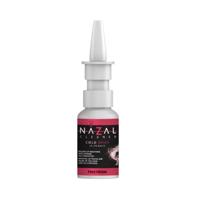 Frezyderm Nazal Cleaner Cold Spicy 30ml (Ρινικό Αλατούχο Διάλυμα για Έντονη Συμφόρηση & Καταρροή) 