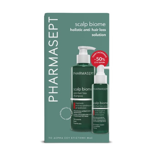 Pharmasept Scalp Biome SET Hair Loss Shampoo 400ml & Serum 100ml