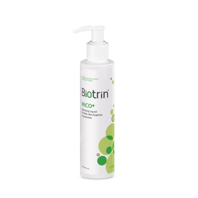Biotrin Mico+ Cleansing Liquid 200ml (Υγρό Καθαρισμού για την Καθημερινή Υγιεινή της Επιδερμίδας)