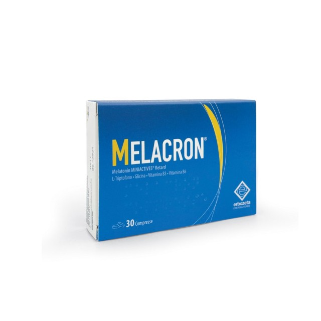 Erbozeta Melacron 30tabs (Συμπλήρωμα Διατροφής με Μελατονίνη για Βελτίωση του Ύπνου)