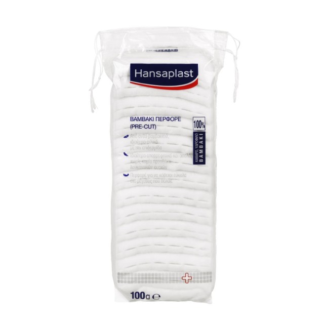 Hansaplast Pre-cut Organic Cotton 100gr