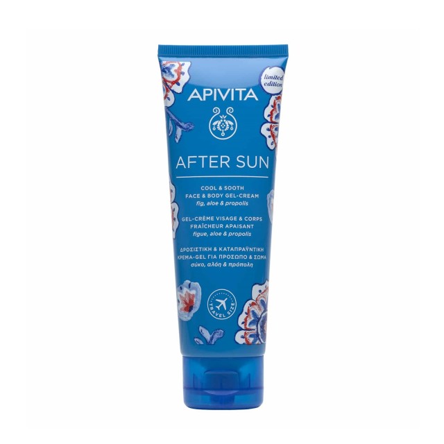 Apivita Bee Sun Safe After Sun Cool & Sooth Face & Body Gel Cream Travel Size 100ml (Δροσιστική & Καταπραϋντική Κρέμα-Τζελ για Πρόσωπο & Σώμα για Μετά τον Ήλιο)