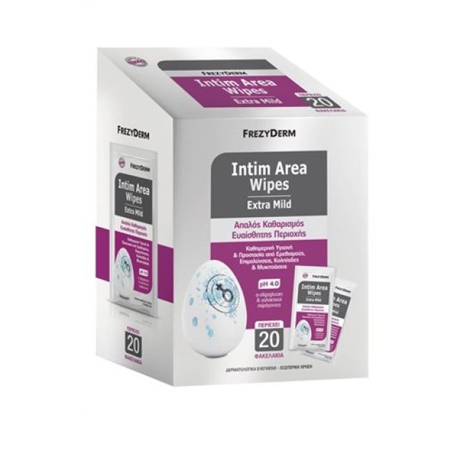 Frezyderm Intim Area Wipes 20φακελακια