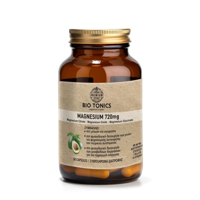 Bio Tonics Magnesium 720mg 60caps